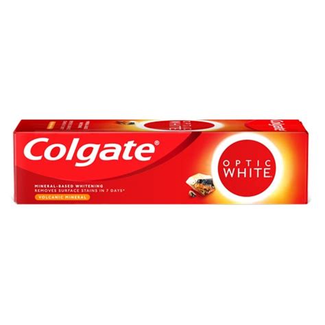 Colgate Optic White Volcanic Whitening .